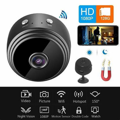 MINI CAMARA A9 1080P INALÁMBRICA WIFI SMART HOME VIGILANCIA